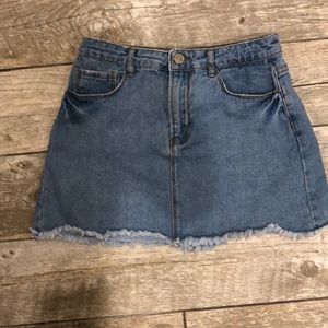 Forever 21 Jean Skirt